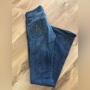 A pocket flair 7 for all mankind jeans size 25